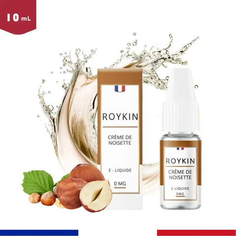 E-liquide crème de noisettes - 10ml - Bob le Vapoteur