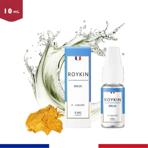E-liquide Tabac Brun - Roykin - 10ml - Bob le Vapoteur