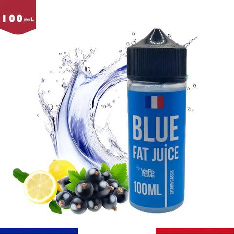 E-liquide citron cassis Fat Juice Blue 100ml - Bob le Vapoteur