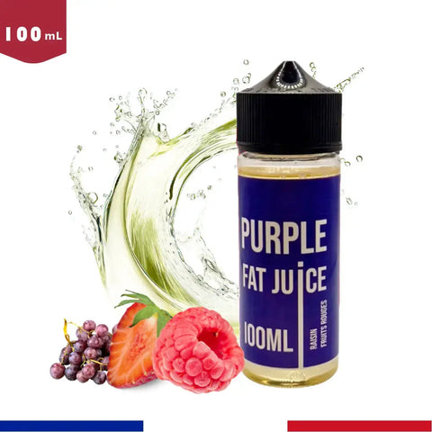 E-liquide raisin fruits rouges Fat Juice Purple 100ml - Bob le Vapoteur