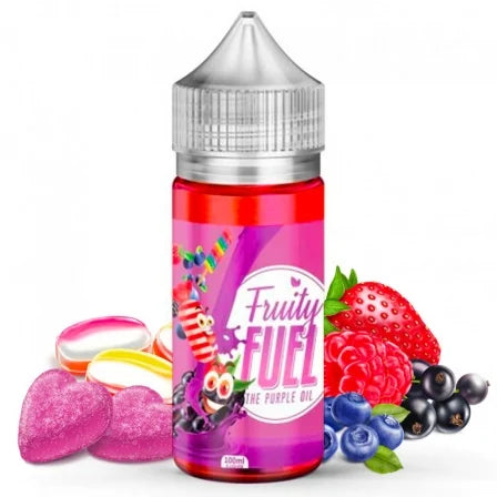 E-liquide The Purple Oil 100ml - Fruity Fuel - Fruits rouges bonbon